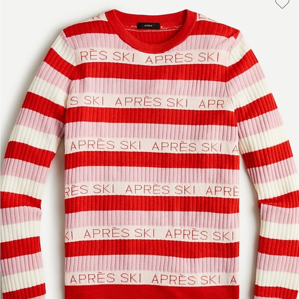 J. Crew “Après ski” ribbed Margot sweater- merino wool like new- sold out
